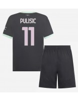 Otroške Nogometnih dresov AC Milan Christian Pulisic #11 Tretji 2024-25 Kratki rokavi (+ hlače)